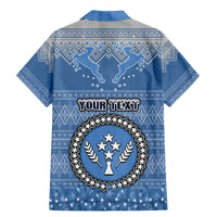 Personalised Kosrae Christmas Family Matching Mermaid Dress and Hawaiian Shirt Coat of Arms Beautiful Merry Xmas Snowflake LT03 - Polynesian Pride