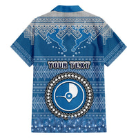 Personalised Yap Christmas Hawaiian Shirt Coat of Arms Beautiful Merry Xmas Snowflake LT03 - Polynesian Pride