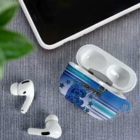 Cook Islands Va'a Race AirPods Case Te Tatau Tattoos Sporty Style Light Blue Color LT03 - Polynesian Pride