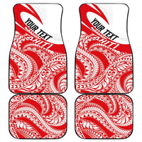 Personalised Tahiti Va'a Race Car Mats Polynesian Tattoos Sporty Style - Polynesian Pride