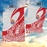 Tahiti Va'a Race Garden Flag Polynesian Tattoos Sporty Style - Polynesian Pride