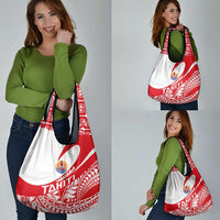 Tahiti Va'a Race Grocery Bag Polynesian Tattoos Sporty Style - Polynesian Pride