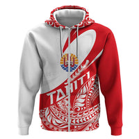 Personalised Tahiti Va'a Race Hoodie Polynesian Tattoos Sporty Style - Polynesian Pride