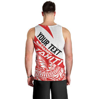 Personalised Tahiti Va'a Race Men Tank Top Polynesian Tattoos Sporty Style - Polynesian Pride