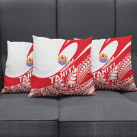 Tahiti Va'a Race Pillow Cover Polynesian Tattoos Sporty Style - Polynesian Pride