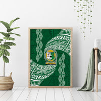 Tonga Lahaina High School Canvas Wall Art Traditional Ngatu and Polynesian Pattern LT03 - Polynesian Pride