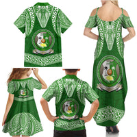 Tonga Liahona High School Family Matching Summer Maxi Dress and Hawaiian Shirt Traditional Ngatu and Polynesian Pattern LT03 - Polynesian Pride