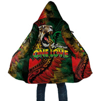 Aotearoa One Love Cloak Reggae Lion with Kakahu Huruhuru