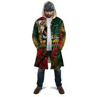 Aotearoa One Love Cloak Reggae Lion with Kakahu Huruhuru