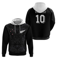 Custom Aotearoa Rugby Hoodie Fern Blacks-Traditional Maori Motifs Design