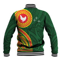 Manu'a Cession Day Baseball Jacket Polynesian Pattern
