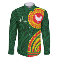 Manu'a Cession Day Family Matching Tank Maxi Dress and Hawaiian Shirt Polynesian Pattern