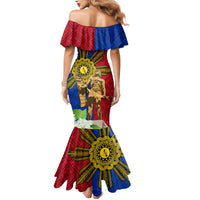Philippines Lapu Lapu King Jasmine Flowers Mermaid Dress Filipino Sun Tattoo LT03 - Polynesian Pride