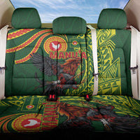 Proud of Manu'a Islands Back Car Seat Cover Rooster and Polynesian Art Wing Style LT03 One Size Green - Polynesian Pride