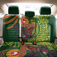 Proud of Manu'a Islands Back Car Seat Cover Rooster and Polynesian Art Wing Style LT03 - Polynesian Pride