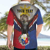 Custom Philippines World Champion Boxing Hawaiian Shirt Eagle-Grunge Design LT03 - Polynesian Pride