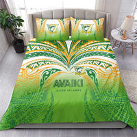 Cook Islands Rugby League Bedding Set Avaiki Tatau Tribal Motifs White Color LT03 - Polynesian Pride