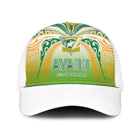 Cook Islands Rugby League Mesh Trucker Cap Avaiki Tatau Tribal Motifs White Color LT03 One Size White White - Polynesian Pride