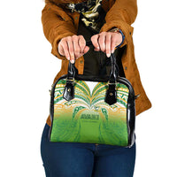 Cook Islands Rugby League Shoulder Handbag Avaiki Tatau Tribal Motifs White Color LT03 One Size White - Polynesian Pride