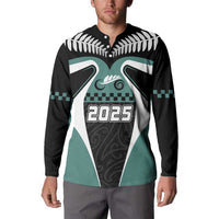 Custom New Zealand Bicycle 2025 Button Sweatshirt