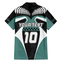 Custom New Zealand Bicycle 2025 Family Matching Off Shoulder Maxi Dress and Hawaiian Shirt