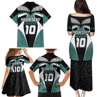 Custom New Zealand Bicycle 2025 Family Matching Puletasi and Hawaiian Shirt