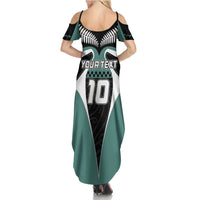 Custom New Zealand Bicycle 2025 Summer Maxi Dress LT03 - Polynesian Pride
