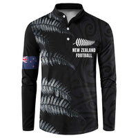 Custom New Zealand Football-Towards World Cup 2026 Button Sweatshirt