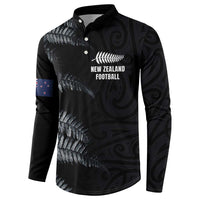 Custom New Zealand Football-Towards World Cup 2026 Button Sweatshirt