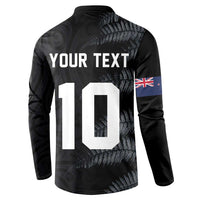 Custom New Zealand Football-Towards World Cup 2026 Button Sweatshirt