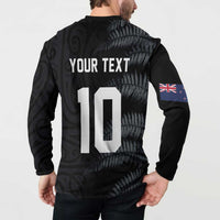 Custom New Zealand Football-Towards World Cup 2026 Button Sweatshirt