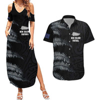 Custom New Zealand Football-Towards World Cup 2026 Couples Matching Summer Maxi Dress and Hawaiian Shirt