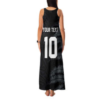Custom New Zealand Football-Towards World Cup 2026 Family Matching Tank Maxi Dress and Hawaiian Shirt