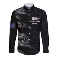 Custom New Zealand Football-Towards World Cup 2026 Long Sleeve Button Shirt