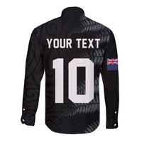 Custom New Zealand Football-Towards World Cup 2026 Long Sleeve Button Shirt