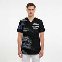 Custom New Zealand Football-Towards World Cup 2026 Scrub Top - Polynesian Pride