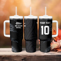Custom New Zealand Football-Towards World Cup 2026 Tumbler With Handle LT03 - Polynesian Pride