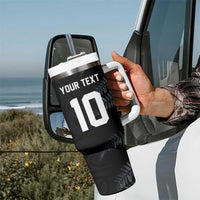 Custom New Zealand Football-Towards World Cup 2026 Tumbler With Handle LT03 - Polynesian Pride