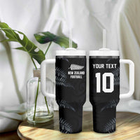 Custom New Zealand Football-Towards World Cup 2026 Tumbler With Handle LT03 - Polynesian Pride