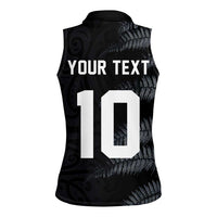Custom New Zealand Football-Towards World Cup 2026 Women Sleeveless Polo Shirt