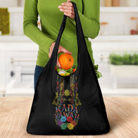 Philippines Kadayawan Festival Grocery Bag Polynesian Tribal Art Barong Style