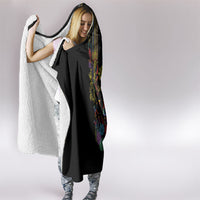 Philippines Kadayawan Festival Hooded Blanket Polynesian Tribal Art Barong Style