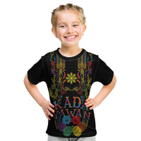Philippines Kadayawan Festival Kid T Shirt Polynesian Tribal Art Barong Style