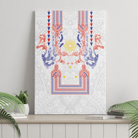 Philippines Barong Style Canvas Wall Art Polynesian Kakau Art Tattoos with Tribal Filipino Sun