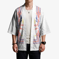 Philippines Barong Style Kimono Polynesian Kakau Art Tattoos with Tribal Filipino Sun