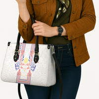 Philippines Barong Style Leather Bag Polynesian Kakau Art Tattoos with Tribal Filipino Sun