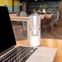 Philippines Barong Style Skinny Tumbler Polynesian Kakau Art Tattoos with Tribal Filipino Sun LT03 - Polynesian Pride