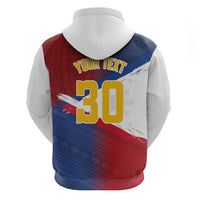Philippines Basketball Custom Hoodie Pilipinas Tribal Pattern