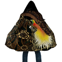 Papua New Guinea and Indonesia Batik Cloak Bird of Paradise with Tribal Batik Patterns