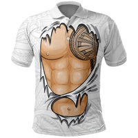 Samoan Tatau Polo Shirt Tattoo Reveal Effect